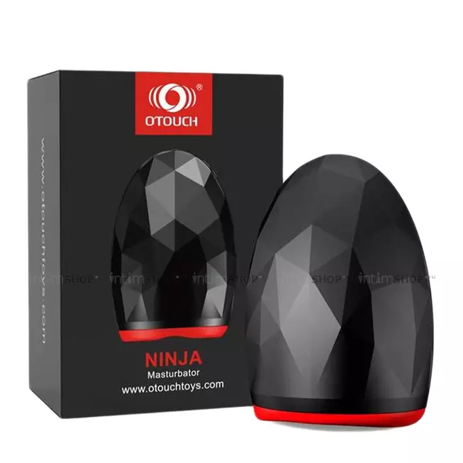 Вибромастурбатор с нагревом Otouch Ninja 1, чёрный