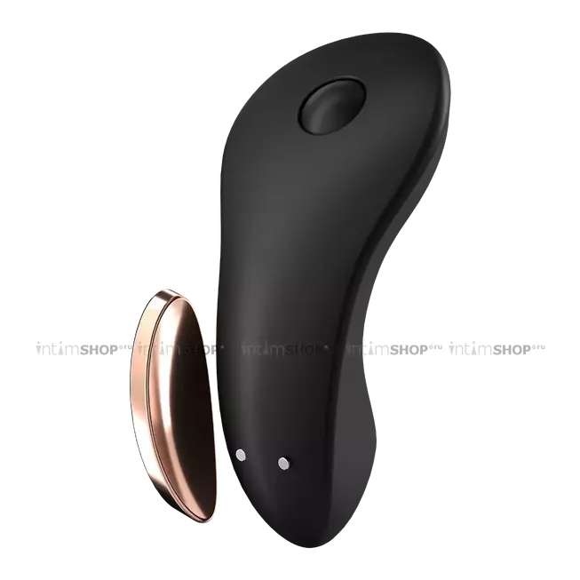 Вибровкладка в трусики Satisfyer Little Secret с пультом ДУ, черный